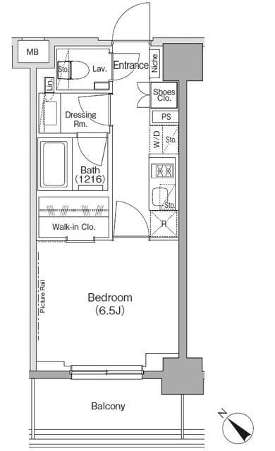 ザ・パークハビオ月島フロント 804
