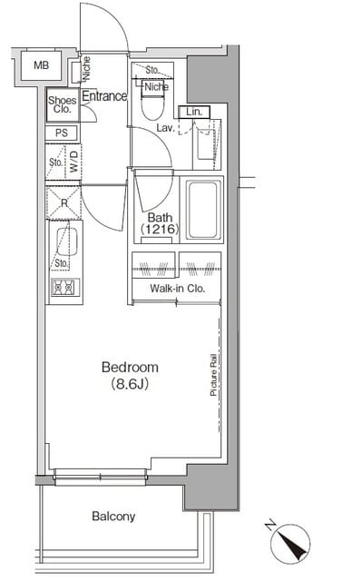 ザ・パークハビオ月島フロント 806