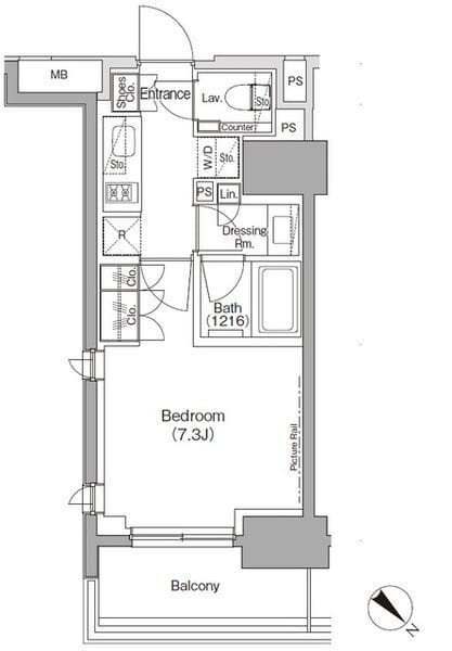 ザ・パークハビオ月島フロント 907
