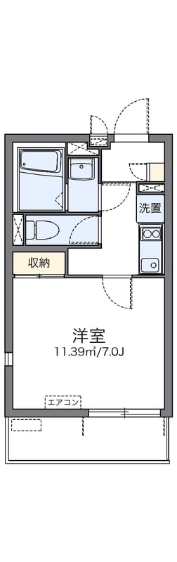 レオネクスト秋 401 間取り図