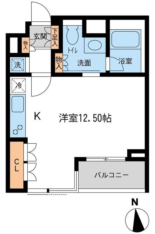 レジデンス白金コローレ 0312 間取り図