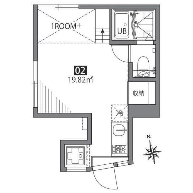 東新宿ハウス 02 間取り図