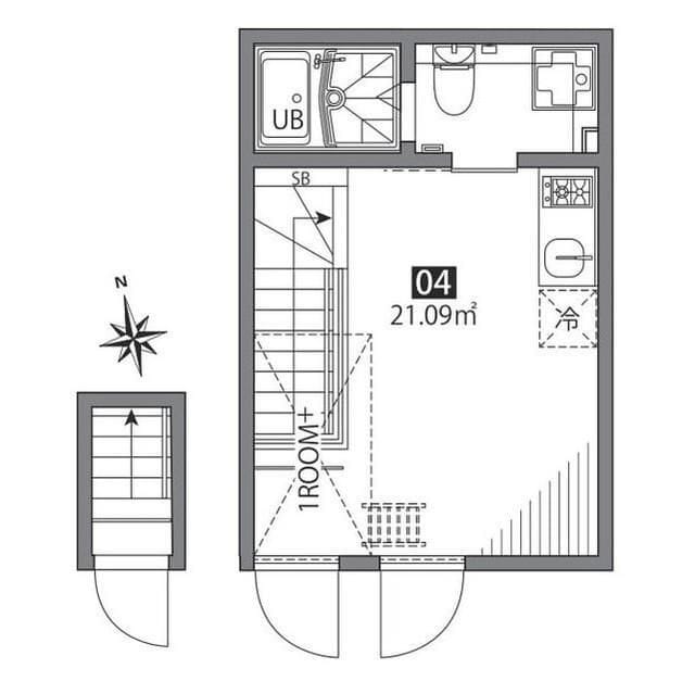 東新宿ハウス 04 間取り図