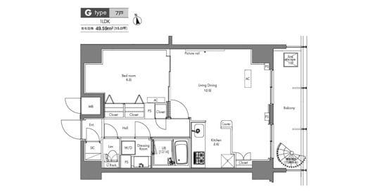 プラウドフラット隅田リバーサイド 402