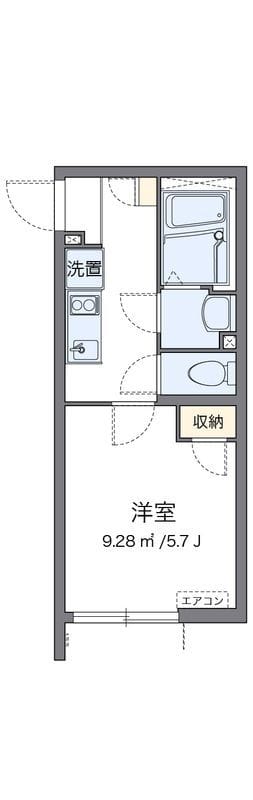 クレイノサンザシ 101 間取り図