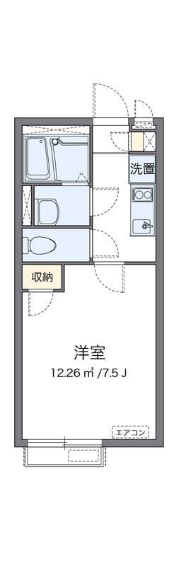 クレイノサンザシ 202 間取り図