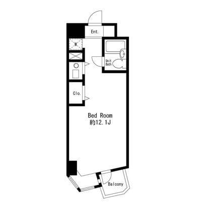 プライムアーバン大井町Ⅱ 402 間取り図