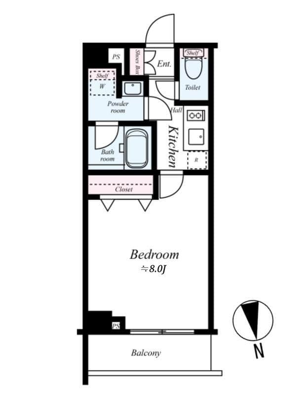 フュージョナル王子RICOTT 403 間取り図