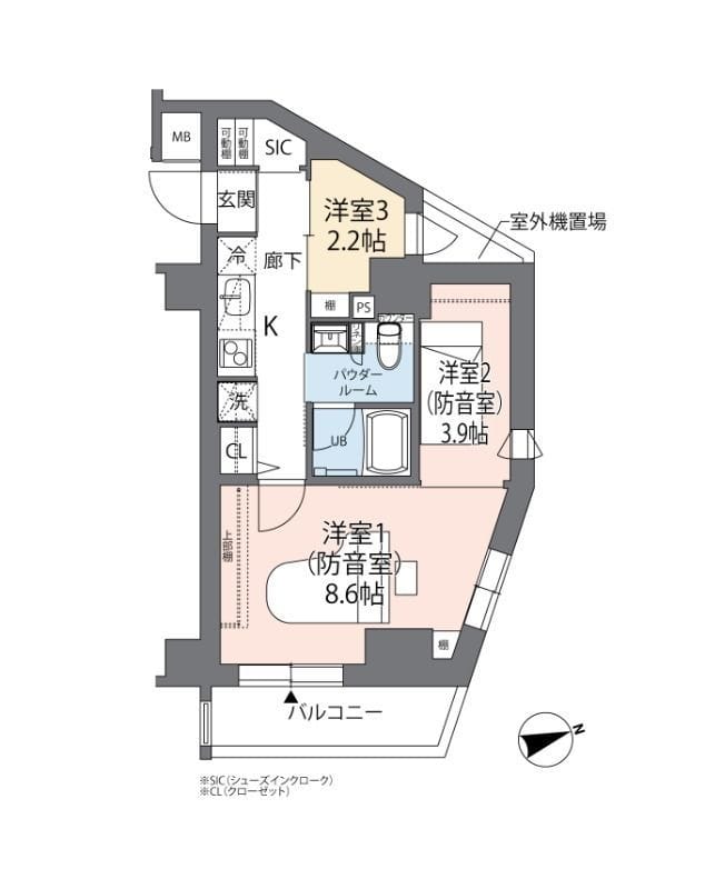 ミュージションプラス大森山王 302