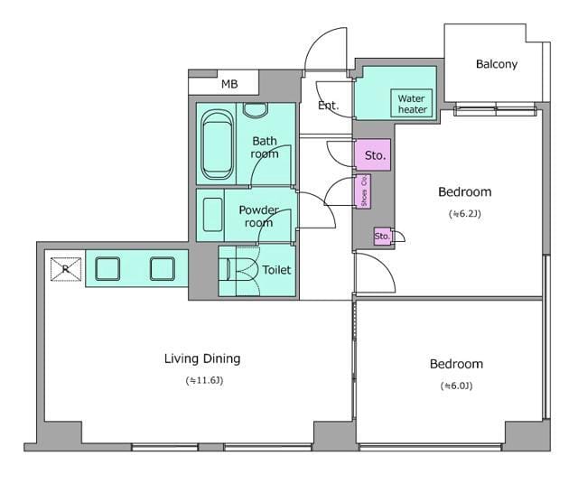 レジディアタワー乃木坂 1301