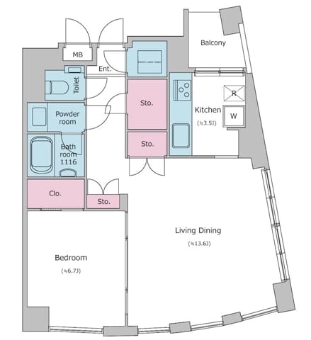レジディアタワー乃木坂 1503