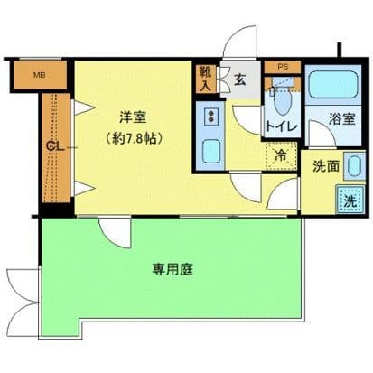 クレヴィスタ板橋志村 104 間取り図