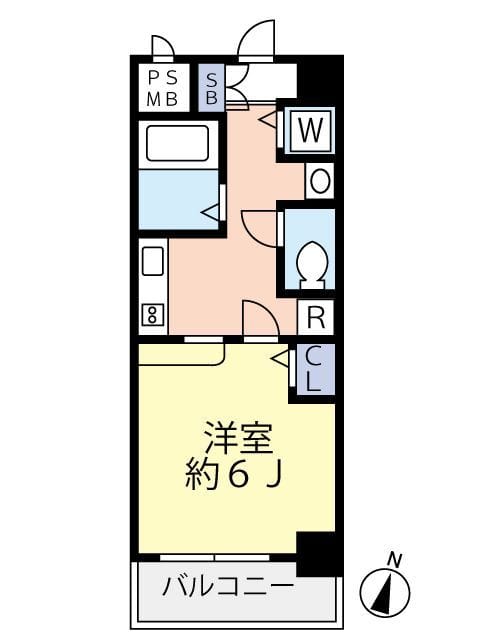 グランヴァン武蔵小山Ⅱ 0302 間取り図