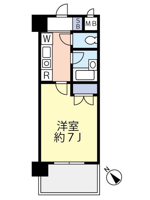 グランヴァン杉並北 0604 間取り図