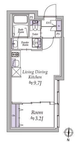 アトリオフラッツ清澄白河 301