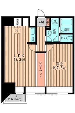 ビューテラス向丘 0603 間取り図