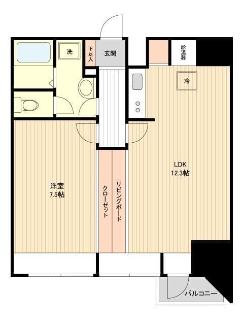 ビューテラス向丘 0706 間取り図