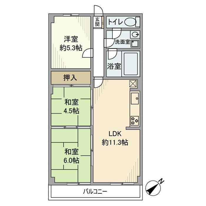 岸谷クリークコーポ 202
