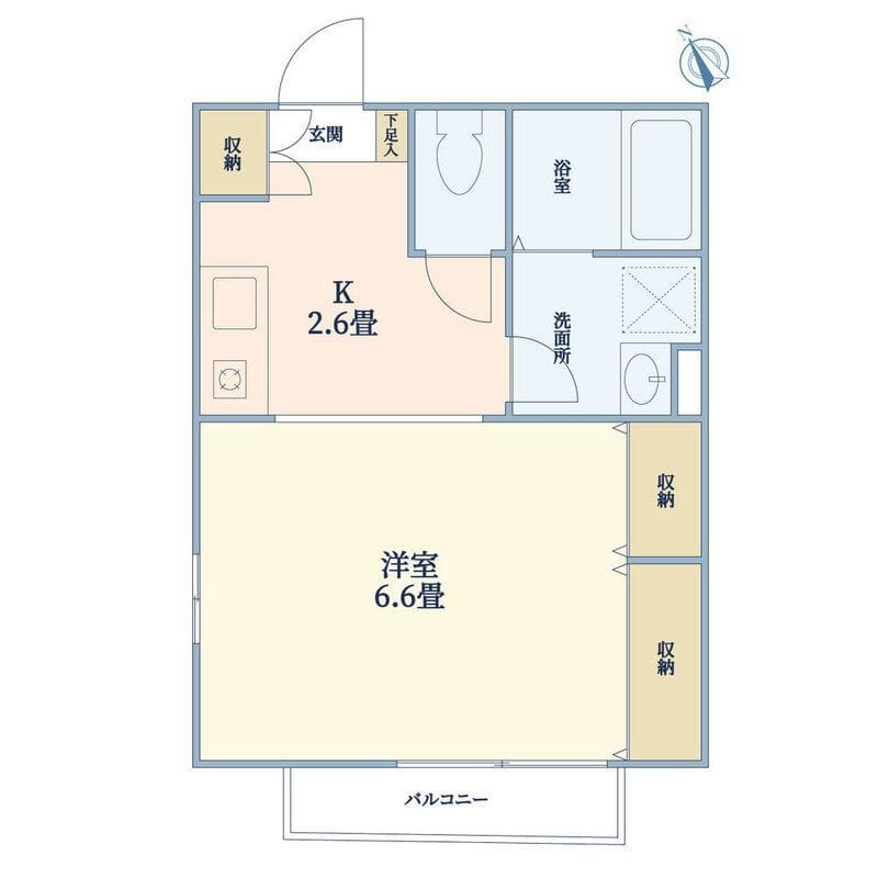 ドミールサガ 301 間取り図