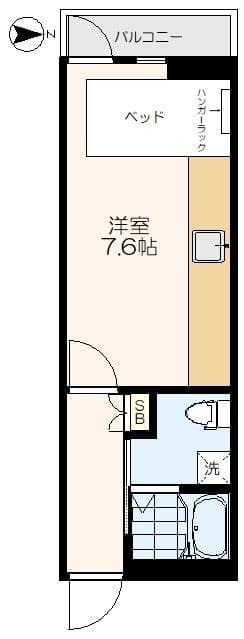 ウィンコーポ池袋 204 間取り図
