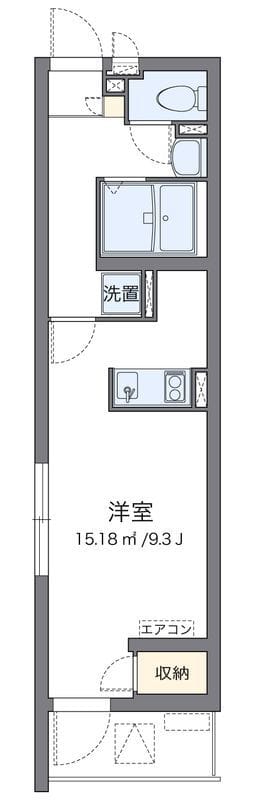 クレイノアムレット 矢口渡 303 間取り図
