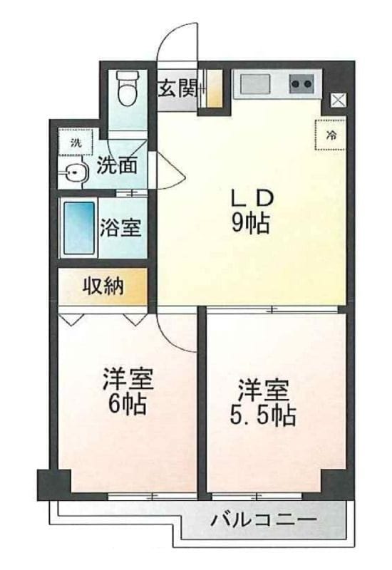 セイコーガーデンⅩⅠ大塚 403 間取り図