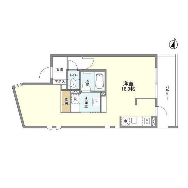 プライムアーバン目黒学芸大学 301 間取り図