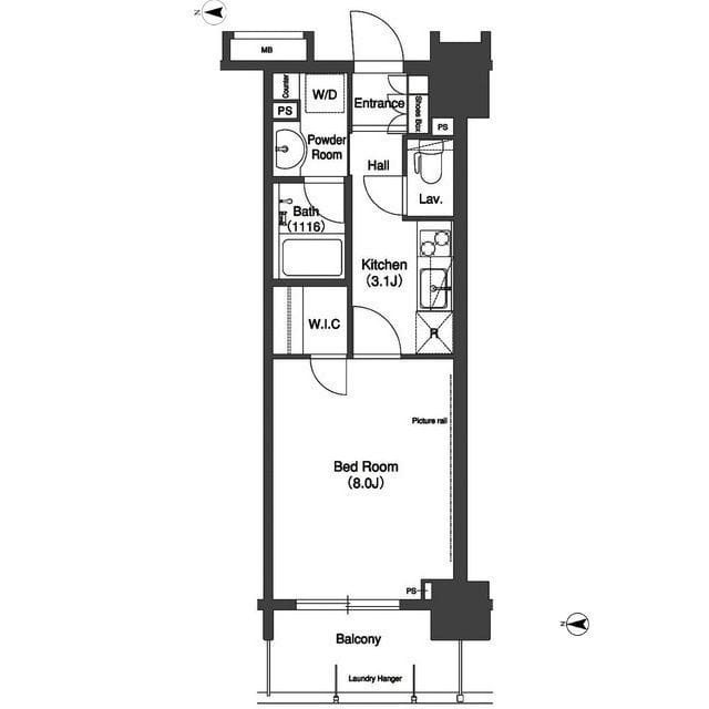 コンフォリア浅草松が谷 0803