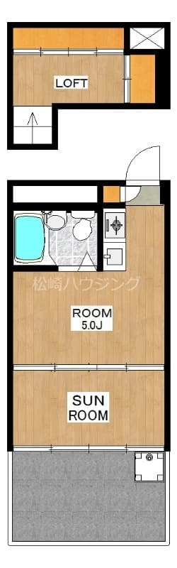 第2富士ビル 401 間取り図