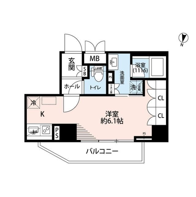プレール・ドゥーク本所吾妻橋Ⅵ 703 間取り図