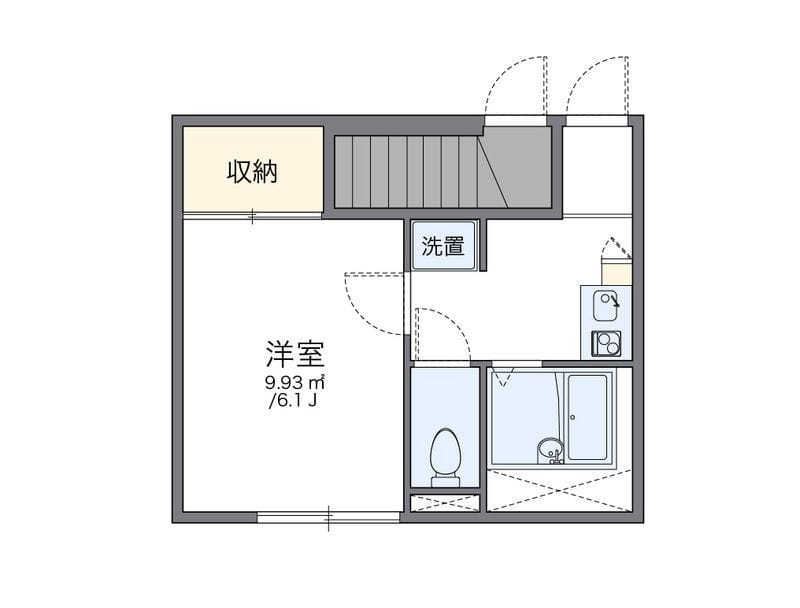 レオパレス扇 103 間取り図