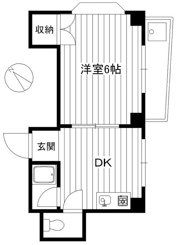 メゾン薗田 301 間取り図