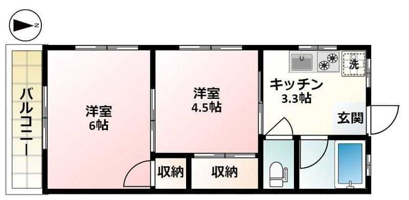 ビレッジシンキネ 2−Aの写真