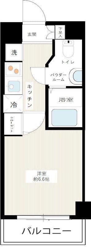 ARCOBALENO MUSASHIKOYAMA 705 間取り図