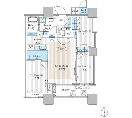 パークシティ大崎 ザ タワー 1811