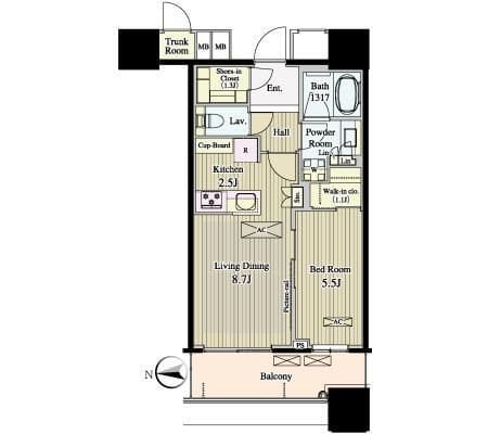 パークシティ大崎 ザ タワー 607