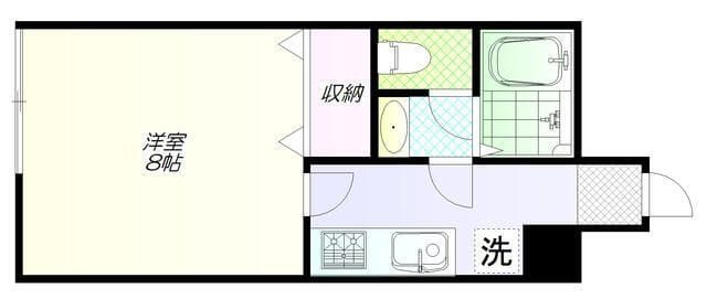 ウイング古屋Ⅱ 205 間取り図