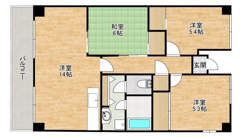 フラットフォーレスト 1307