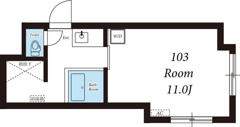 荻窪カフェレジデンス 103 間取り図