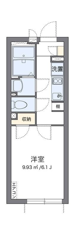 クレイノZERO 2 301 間取り図