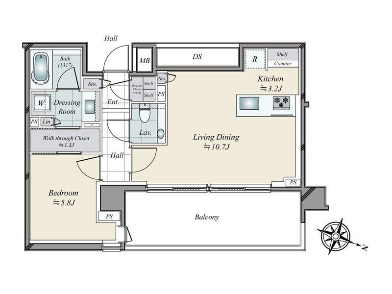 ザ・パークハウス千代田六番町 407