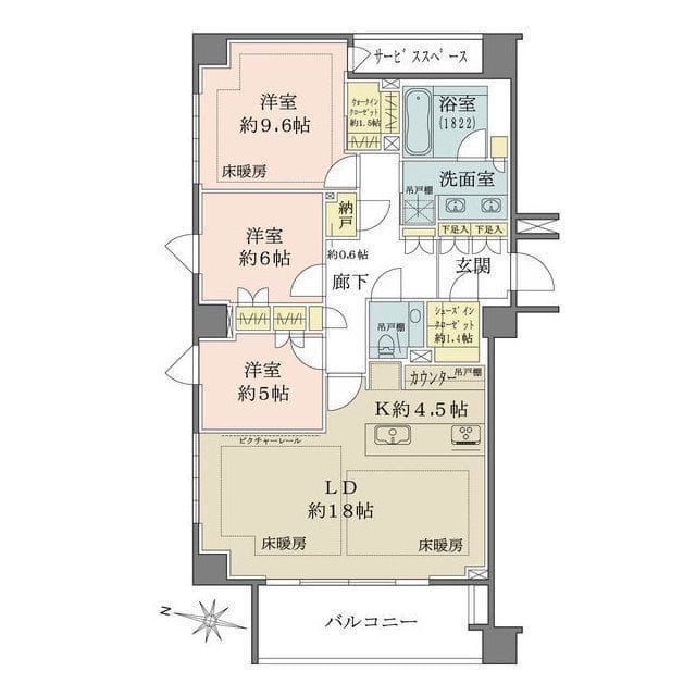 ザ・パークハウス千代田六番町 701