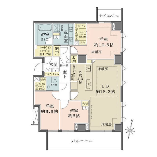 ザ・パークハウス千代田六番町 706