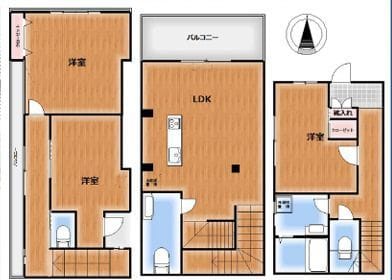 大井二丁目戸建て 32万円/入力なし/入力なし 間取り図