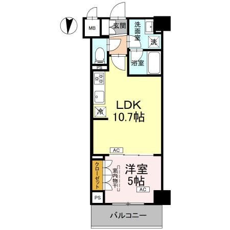 ロイジェント潮見 0311 間取り図