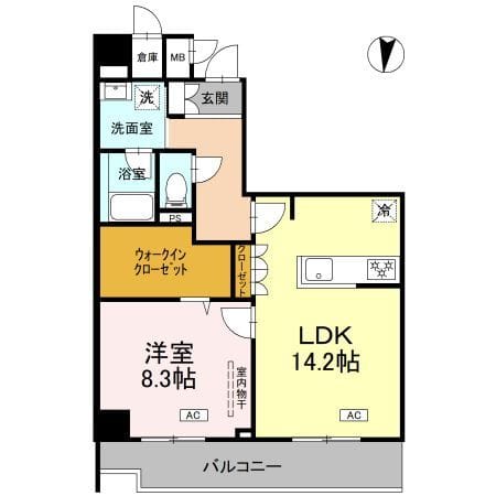 ロイジェント潮見 615 間取り図