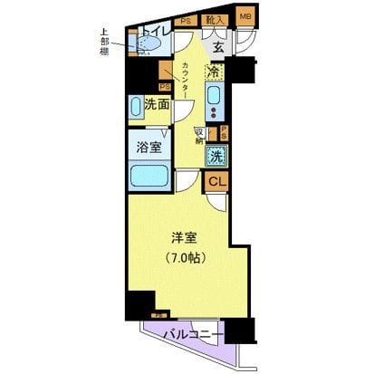 メイクスデザイン西新宿 1301 間取り図