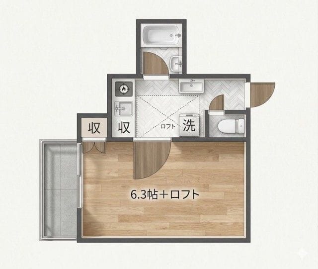 フラット平町の写真