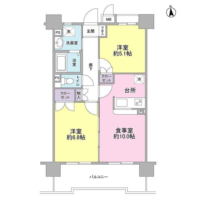 KDXレジデンス上北沢 0302 間取り図