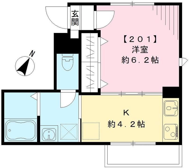ルーム南麻布 201